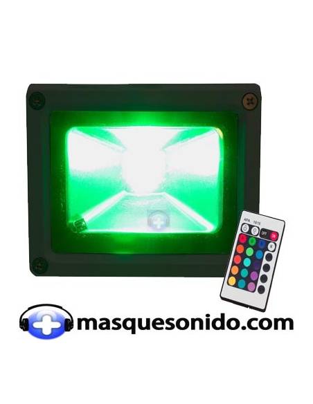 PROYECTOR IBIZA LEDFLOOD10-RGB 