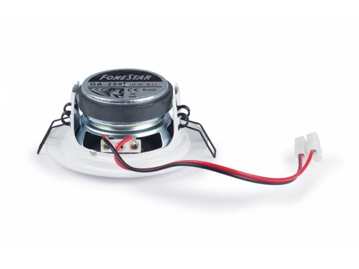 Fonestar GA-259 - Altavoz de techo de baja impedancia y Tamaño foco halógeno. - 2