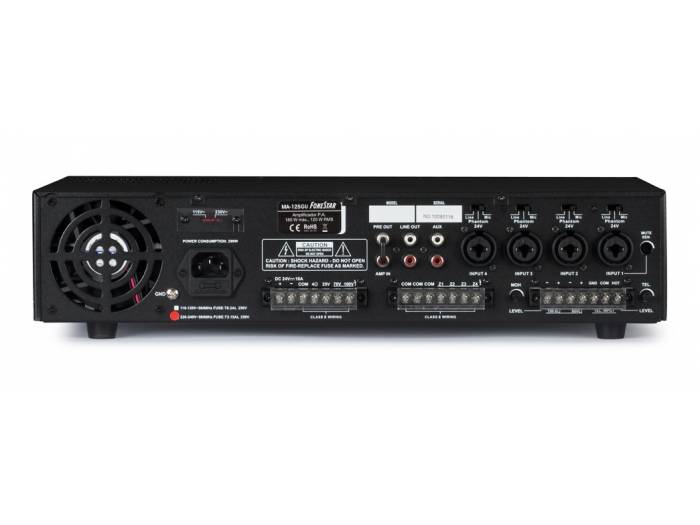 Fonestar MA-125GU - Amplificador de linea de 100v Con Radio/USB/SD - 2