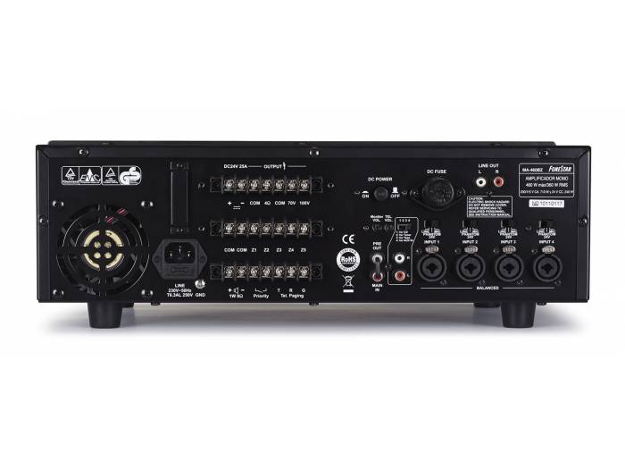 Fonestar MA-460BZ Amplificador Megafonía Multizona - 2