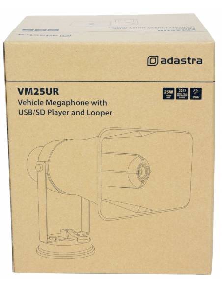 ADASTRA 952.006UK VM25UR - Megafono Activo 25w