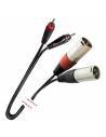MARK MK 87 - Cable 2 RCA macho  a  2 XLR  macho de  6m