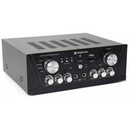 Skytronic AV420B Amplificador Karaoke FM/USB/SD Negro  - 1