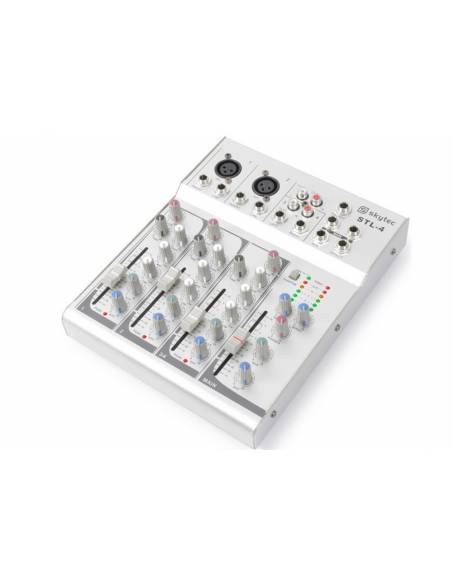 Skytec STL-4 - Mezclador de 4 canales 172570 - 4