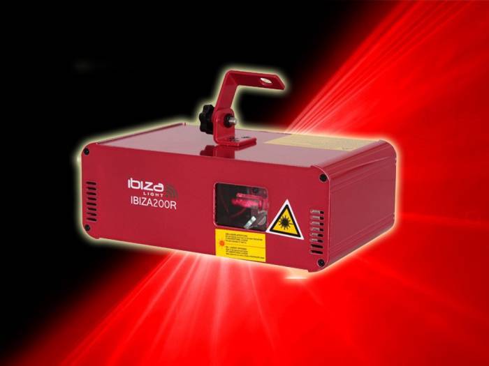 Ibiza Light Laser Rojo LAS200R 200mw - 6