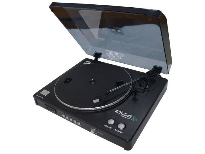 Tocadiscos  Ibiza Sound LP300 USB/SD con Grabacion - 2