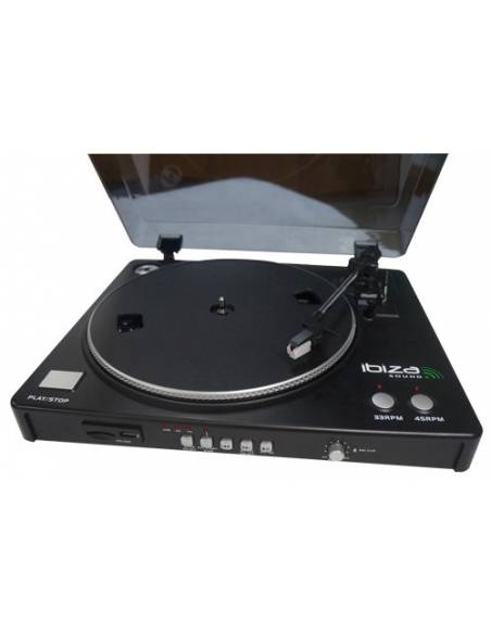 Tocadiscos  Ibiza Sound LP300 USB/SD con Grabacion - 4