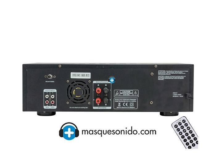 LTC ATM6500 amplificador 5.0, karaoke USB, Bluetooth  - 2