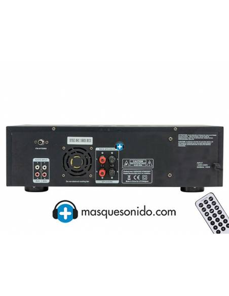 LTC ATM6500 amplificador 5.0, karaoke USB, Bluetooth  - 2