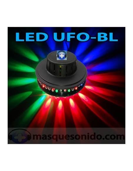 Ibiza Light LED UFO BL Negro 48 LEDs RGB 10mm - 2