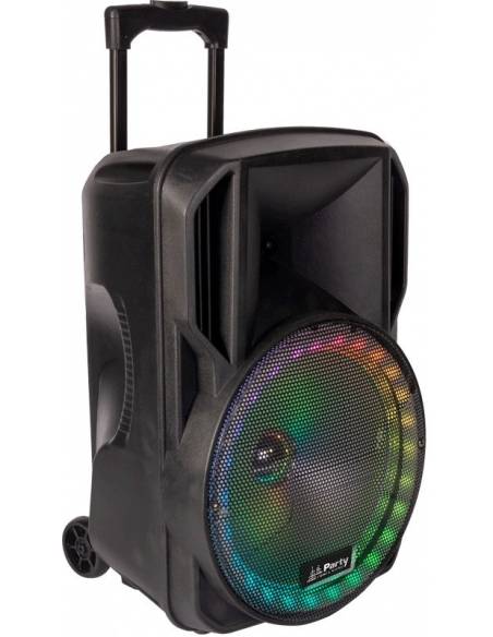 PARTY LIGHT & SOUND PARTY-15RGB - Altavoz Portatil de 15 pulgadas con USB, Bluetooth, FM y Mic VHF - 4