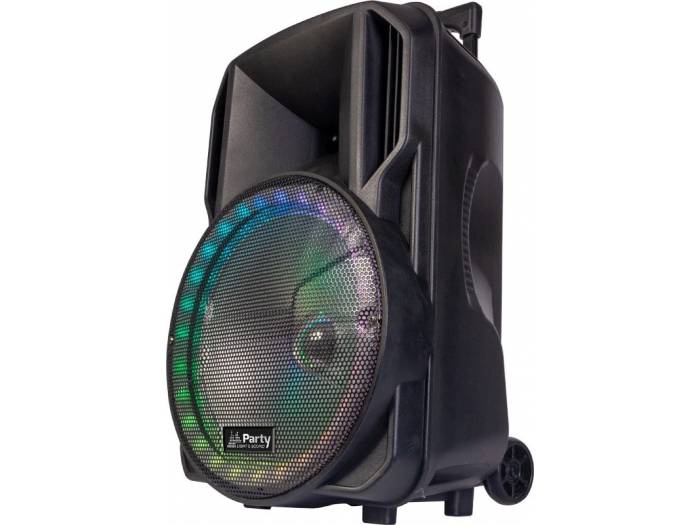 PARTY LIGHT & SOUND PARTY-15RGB - Altavoz Portatil de 15 pulgadas con USB, Bluetooth, FM y Mic VHF - 2