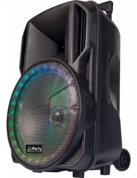 PARTY LIGHT & SOUND PARTY-15RGB - Altavoz Portatil de 15 pulgadas con USB, Bluetooth, FM y Mic VHF - 2