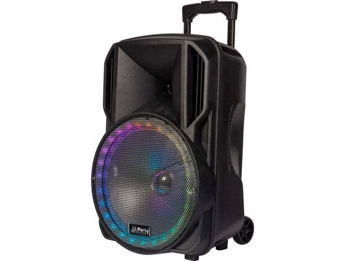 PARTY LIGHT & SOUND PARTY-15RGB - Altavoz Portatil de 15 pulgadas con USB, Bluetooth, FM y Mic VHF - 5