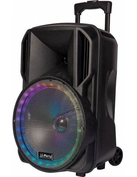 PARTY LIGHT & SOUND PARTY-15RGB - Altavoz Portatil de 15 pulgadas con USB, Bluetooth, FM y Mic VHF - 5