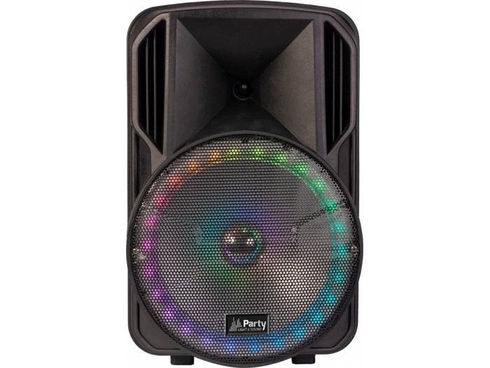 PARTY LIGHT & SOUND PARTY-15RGB - Altavoz Portatil de 15 pulgadas con USB, Bluetooth, FM y Mic VHF - 6
