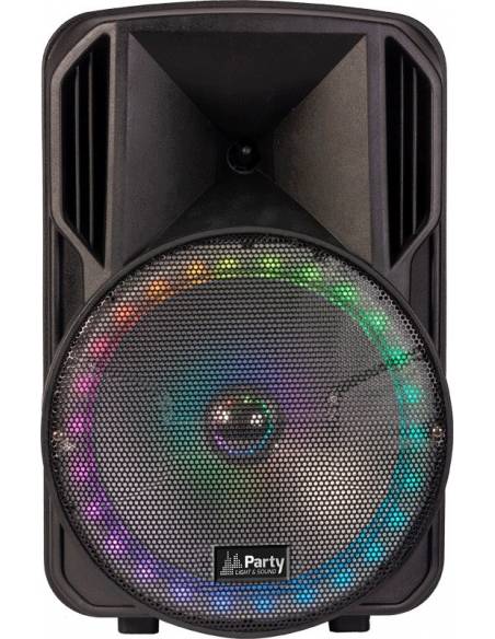 PARTY LIGHT & SOUND PARTY-15RGB - Altavoz Portatil de 15 pulgadas con USB, Bluetooth, FM y Mic VHF - 6