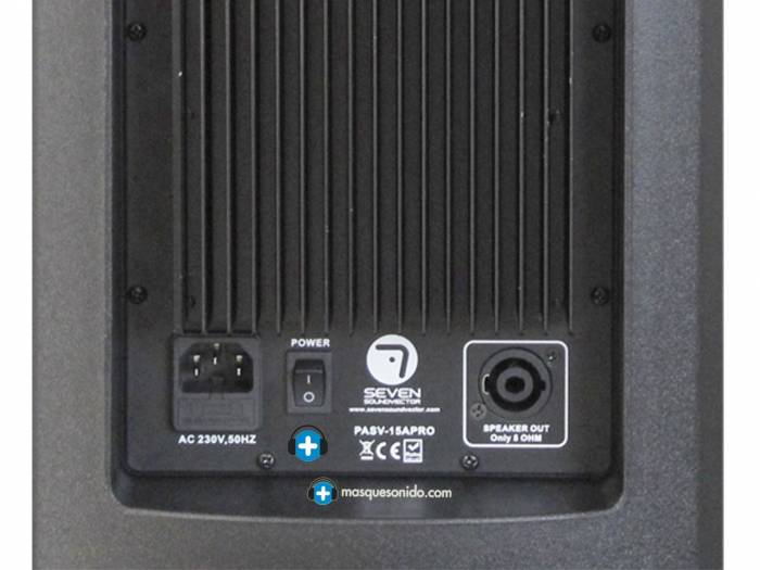 Seven Sound PASV-15APRO - Altavoz activo 1500w  - 4