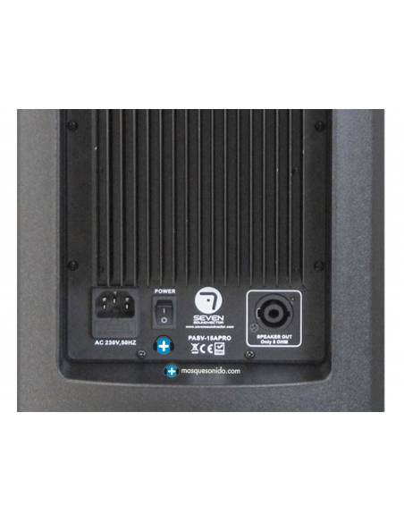 Seven Sound PASV-15APRO - Altavoz activo 1500w  - 4