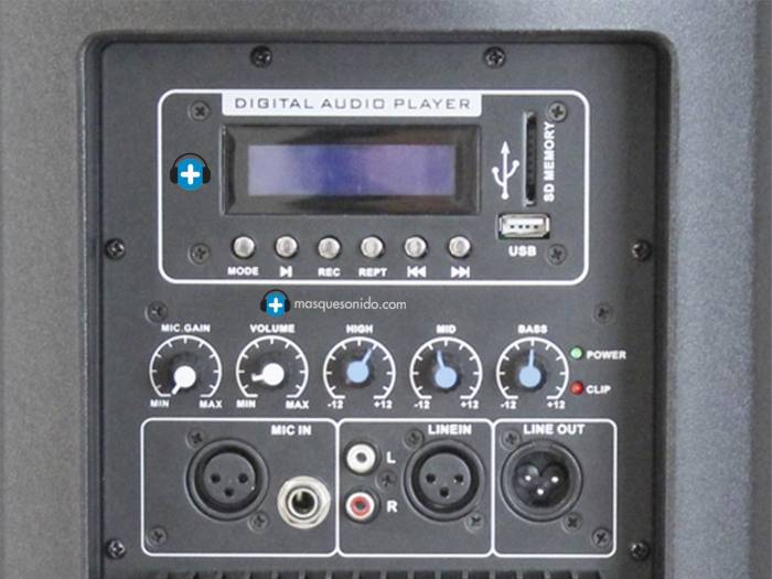 Seven Sound PASV-15APRO - Altavoz activo 1500w  - 8