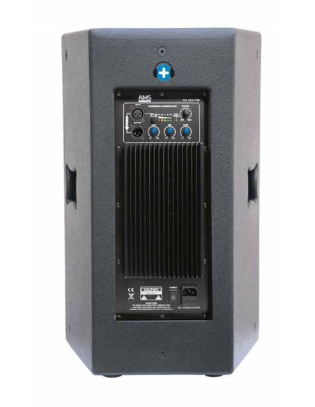 AMS AS 300 PW  - Caja acústica activa. Madera. Woofer 12" 500W. - 2