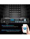 Pyle P2001BT- Amplificador con, RADIO USB Y 2000W Pyle Pro P2001BT