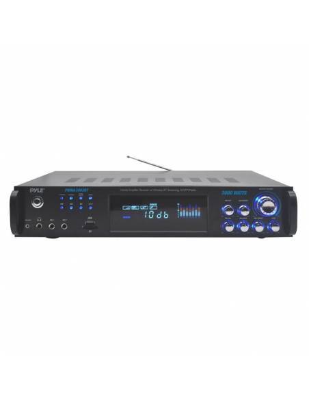 PWMA3003BT - Amplificador KARAOKE CON MICROFONIA INALAMBRICA, RADIO USB Y 3000W Pyle Pro PWMA3003BT - 11