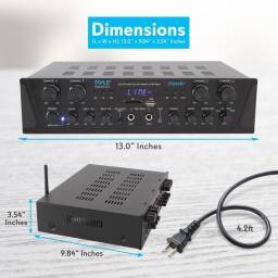 PYLE PTA44BT - Amplificador Hifi de 500w - 1