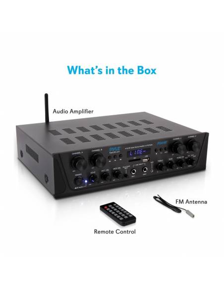 PYLE PTA44BT - Amplificador Hifi de 500w - 5