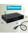 PYLE PTA66BT - Amplificador Hifi de 600w