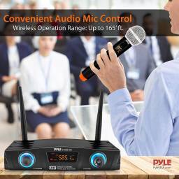 Pyle PDWM1980 - Microfono inalambrico de mano UHF de Pyle - 7 2