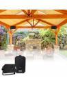 PYLE PRO PDWR30B PAREJA ALTAVOCES PASIVOS 4' EXTERIOR NEGROS 4 OHM