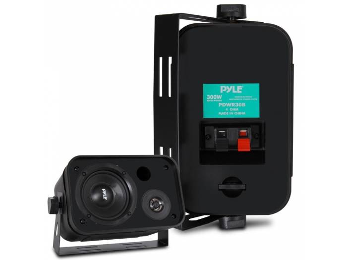 PYLE PRO PDWR30B PAREJA ALTAVOCES PASIVOS 4' EXTERIOR NEGROS 4 OHM - 7