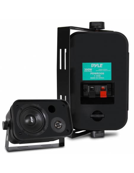 PYLE PRO PDWR30B PAREJA ALTAVOCES PASIVOS 4' EXTERIOR NEGROS 4 OHM - 7