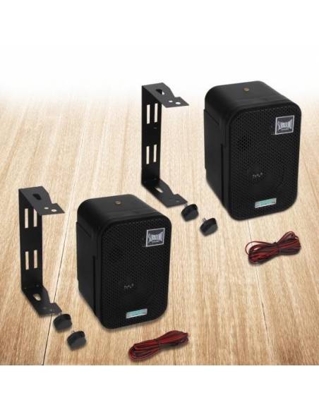 PYLE PRO PDWR30B PAREJA ALTAVOCES PASIVOS 4' EXTERIOR NEGROS 4 OHM - 8