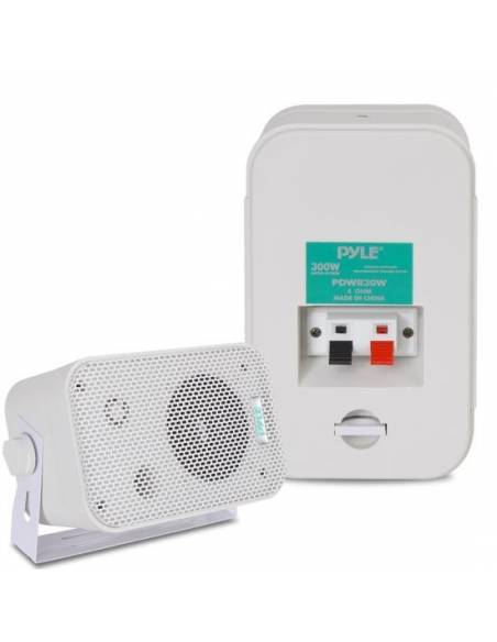 PYLE PRO PDWR30W PAREJA ALTAVOCES PASIVOS 4' EXTERIOR BLANCOS 4 OHM - 3