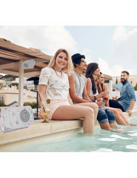 PYLE PRO PDWR30W PAREJA ALTAVOCES PASIVOS 4' EXTERIOR BLANCOS 4 OHM - 6