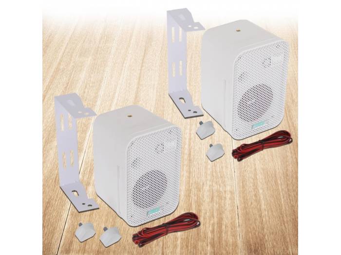 PYLE PRO PDWR30W PAREJA ALTAVOCES PASIVOS 4' EXTERIOR BLANCOS 4 OHM - 8