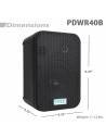 PYLE PRO PDWR40B PAREJA ALTAVOCES PASIVOS 5' EXTERIOR NEGROS 4 OHM