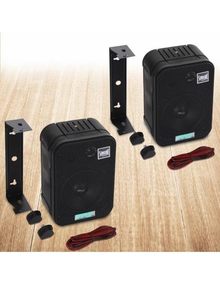 PYLE PRO PDWR40B PAREJA ALTAVOCES PASIVOS 5' EXTERIOR NEGROS 4 OHM - 5