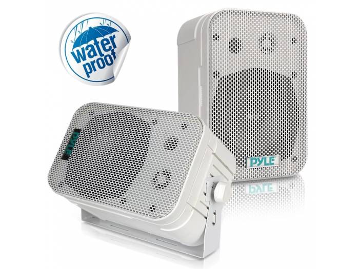 PYLE PRO PDWR40W PAREJA ALTAVOCES PASIVOS 5' EXTERIOR BLANCOS 4 OHM - 1