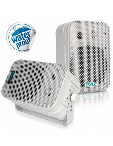 PYLE PRO PDWR40W PAREJA ALTAVOCES PASIVOS 5' EXTERIOR BLANCOS 4 OHM - 1