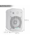 PYLE PRO PDWR40W PAREJA ALTAVOCES PASIVOS 5' EXTERIOR BLANCOS 4 OHM