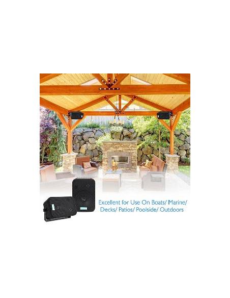 PYLE PRO PDWR50B PAREJA ALTAVOCES PASIVOS 6 PULGADAS EXTERIOR - NEGROS 4 OHM - 7