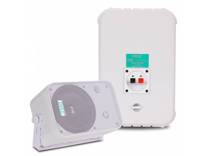 PYLE PRO PDWR50W PAREJA ALTAVOCES PASIVOS 6 PULGADAS EXTERIOR - BLANCOS 4 OHM - 1