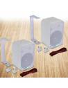 PYLE PRO PDWR50W PAREJA ALTAVOCES PASIVOS 6 PULGADAS EXTERIOR - BLANCOS 4 OHM