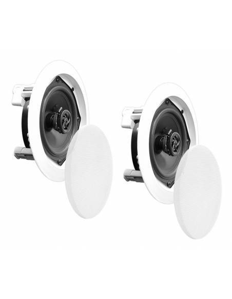 PYLE PDIC61RD - Pareja de altavoces de techo de 6.5 pulgadas - 1