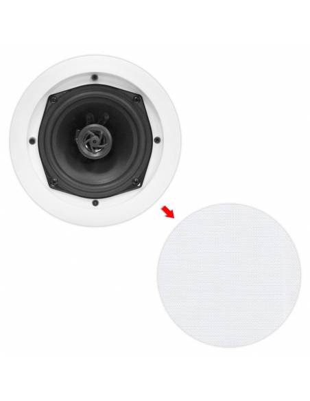 PYLE PDIC61RD - Pareja de altavoces de techo de 6.5 pulgadas - 3