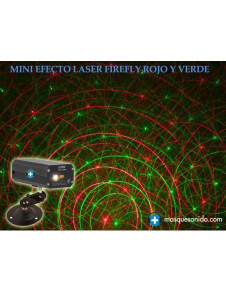 Party Light & Sound Mini FireFly Laser - MINI EFECTO LASER FIREFLY ROJO Y VERDE - 3