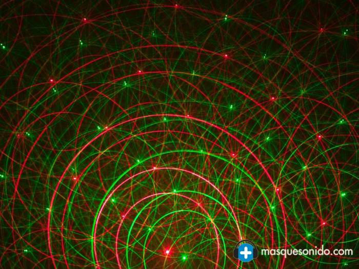 Party Light & Sound Mini FireFly Laser - MINI EFECTO LASER FIREFLY ROJO Y VERDE - 5